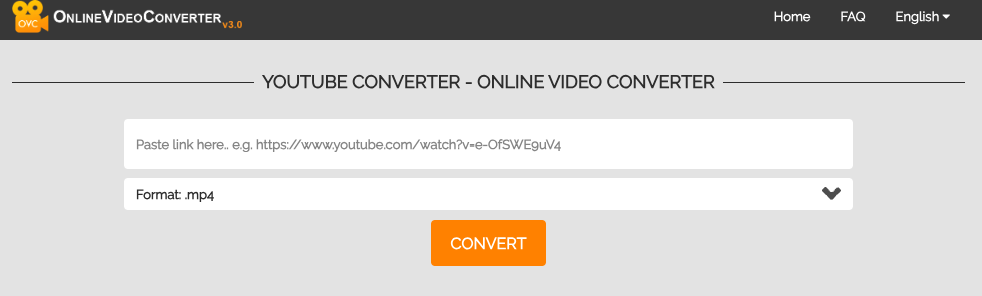 유튜브 음원 MP3 고음질 추출 사이트 OnlineVideoConverter 이미지