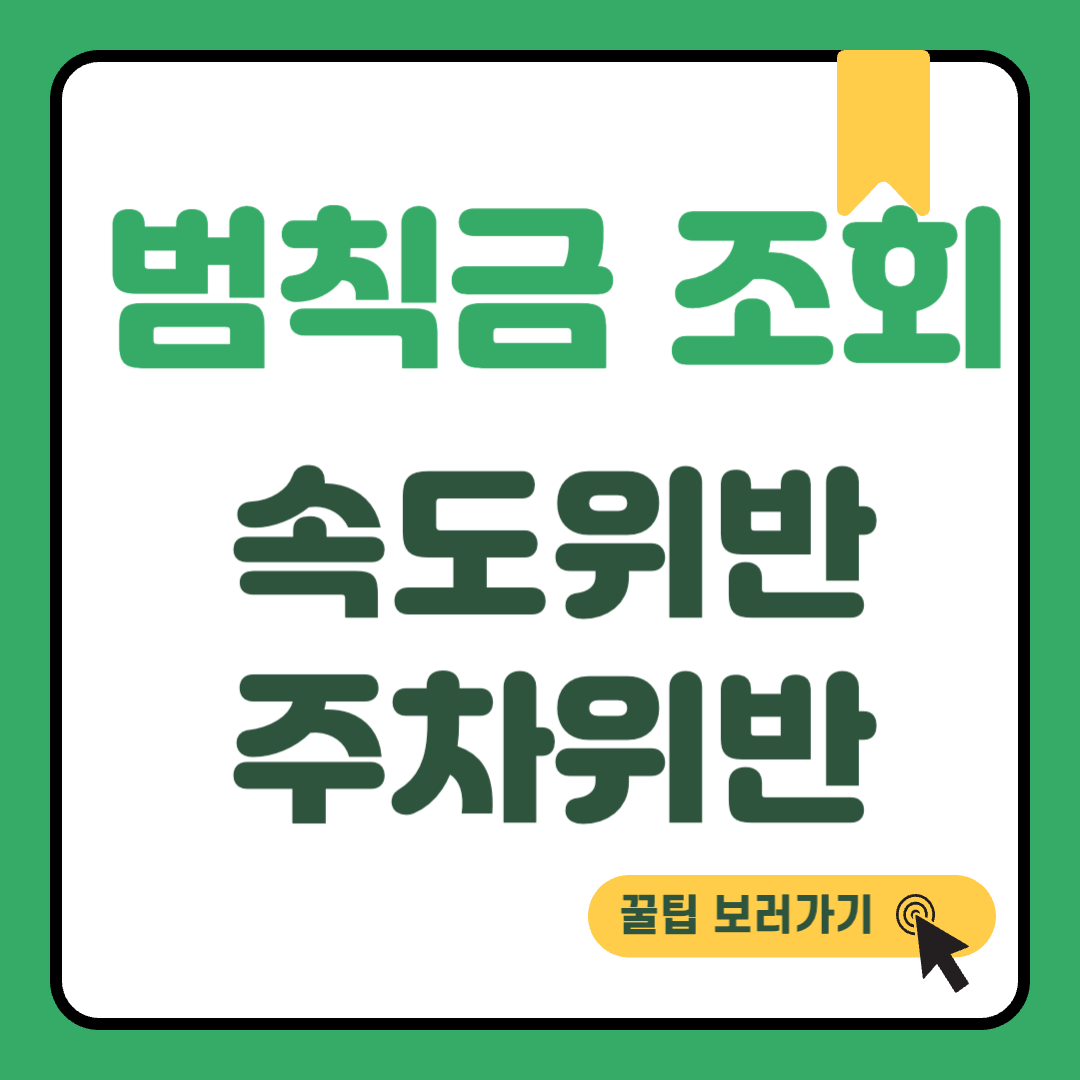 교통 범칙금 조회 썸네일